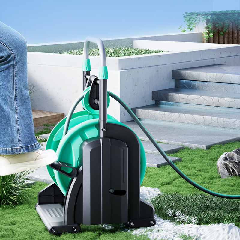 Garden Hose Reel Automatic Retractable 30M - التلقائي ساحات 30 متر خرطوم تخزين