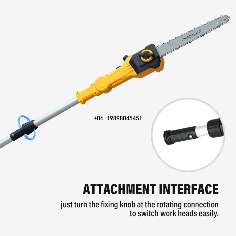 Cordless Hedge Trimmer Pole 2 In 1 - منشار سلكي لاسلكي 2 في 1