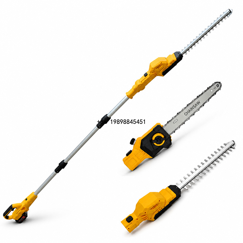 Cordless Hedge Trimmer Pole 2 In 1 - 2 في 1 مع منشار عمودي