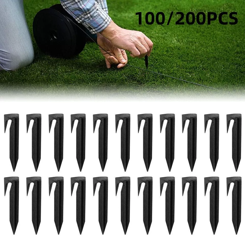 Boundary Wire Cable Peg Nails Lawn - أوتاد تحديد حدود المروحة الآلية لتثبيت