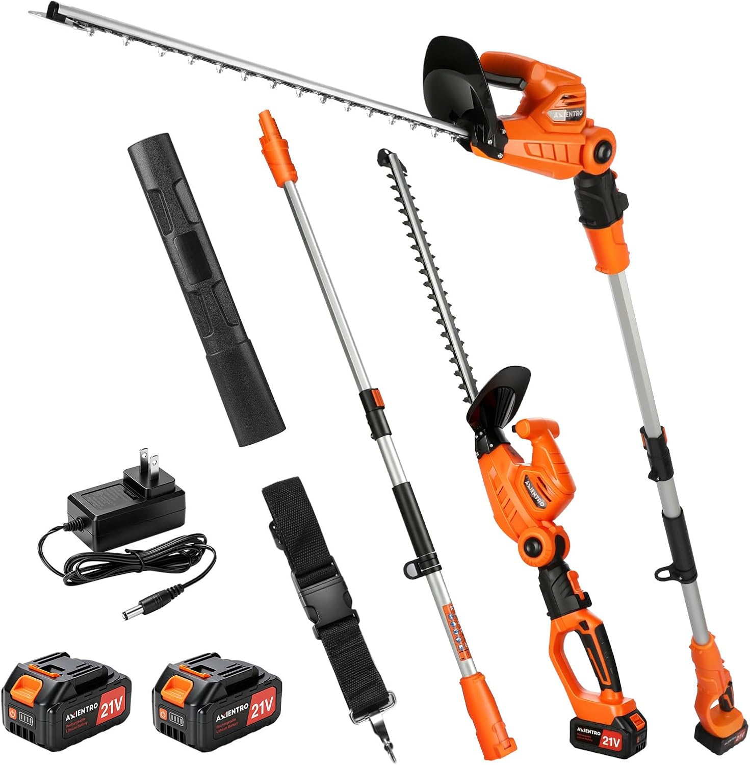Cordless Hedge Trimmer Pole 2 In 1 - مقص تقليم الشجيرات اللاسلكي 2 في