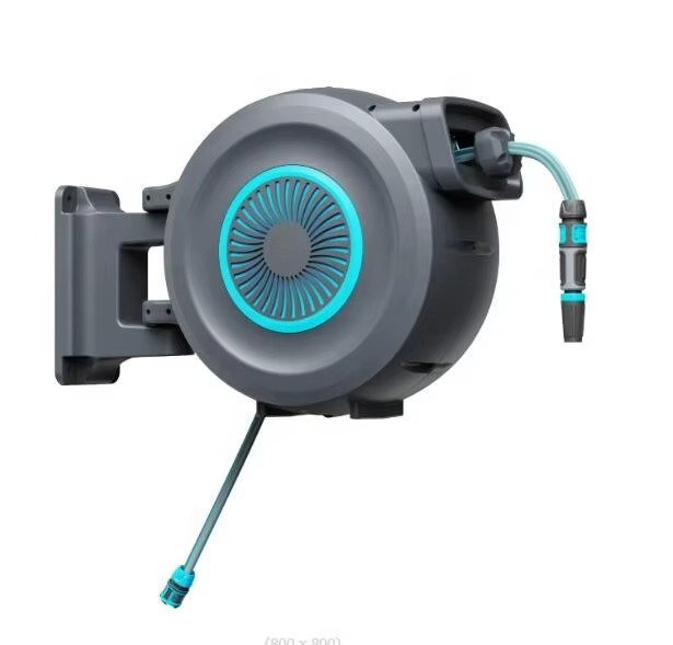 Garden Hose Reel Automatic Retractable 30M - بكرة خرطوم قابلة للسحب تلقائيًا من