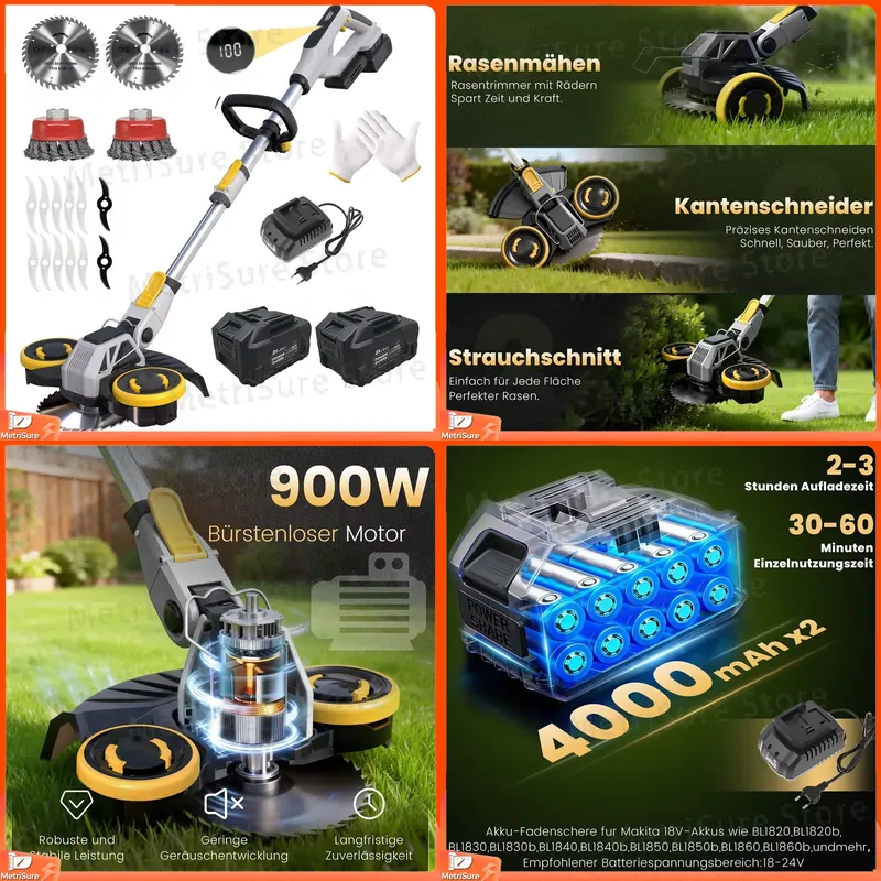 Brushless Cordless Grass Trimmer 21V - ماكينة تشذيب العشب اللاسلكية بدون فرشاة