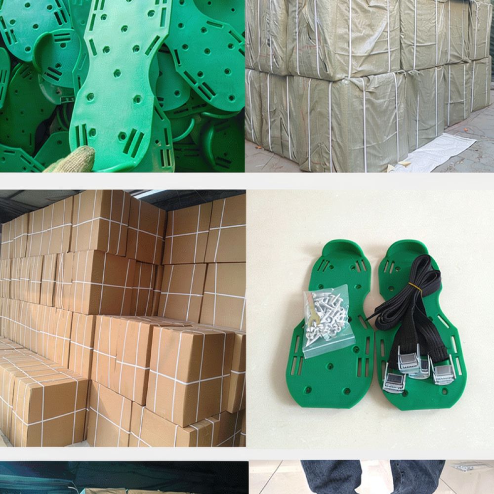Lawn Aerator Shoes Spikes Heavy Duty - أحذية تهوية الحديقة الثقيلة مع مسامير