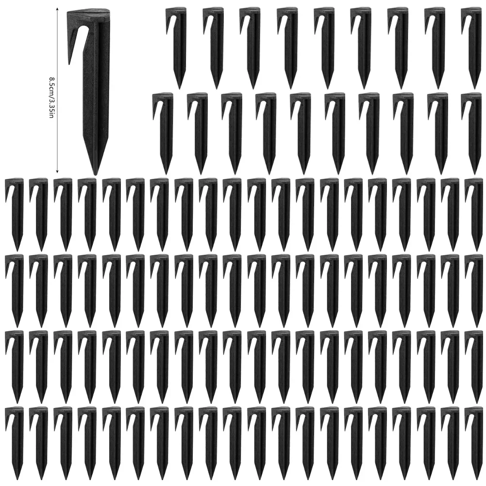 Boundary Wire Cable Peg Nails Lawn - 50 قطعة من أوتاد تحديد حدود