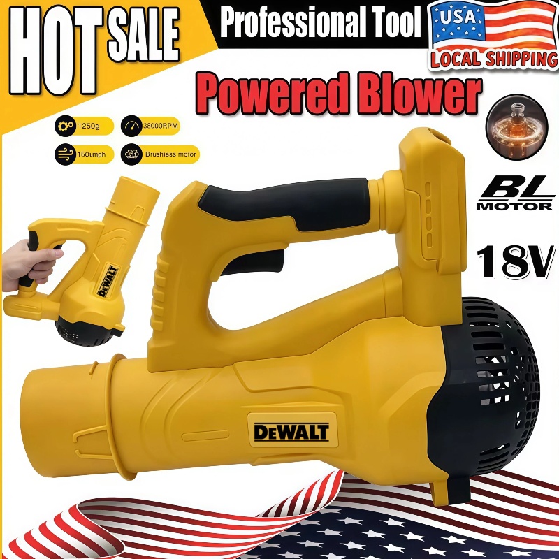 Cordless Leaf Blower Brushless 20V - ديوالت منفاخ هواء لاسلكي 38000 دورة