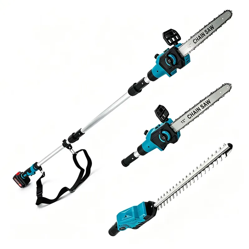 Cordless Hedge Trimmer Pole 2 In 1 - منشار سلسلة لاسلكي 2 في 1