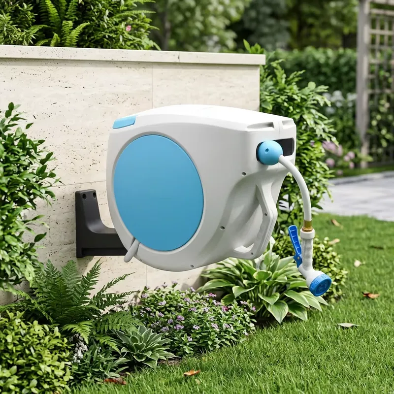 Garden Hose Reel Automatic Retractable 30M - خرطوم ري حديقة قابل للسحب تلقائيًا
