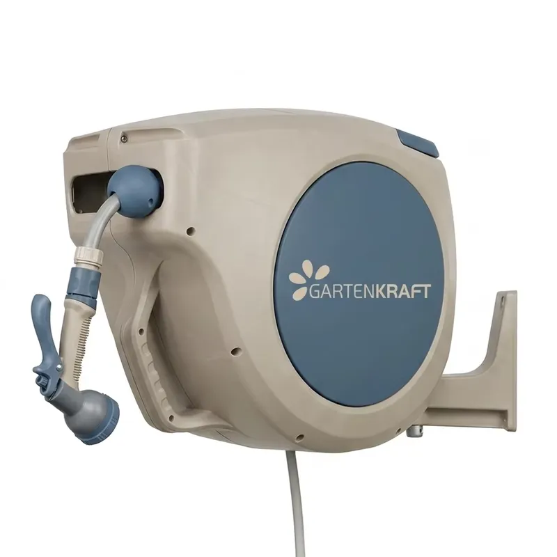 Garden Hose Reel Automatic Retractable 30M - خرطوم حديقة قابل للسحب تلقائيًا GARTENKRAFT