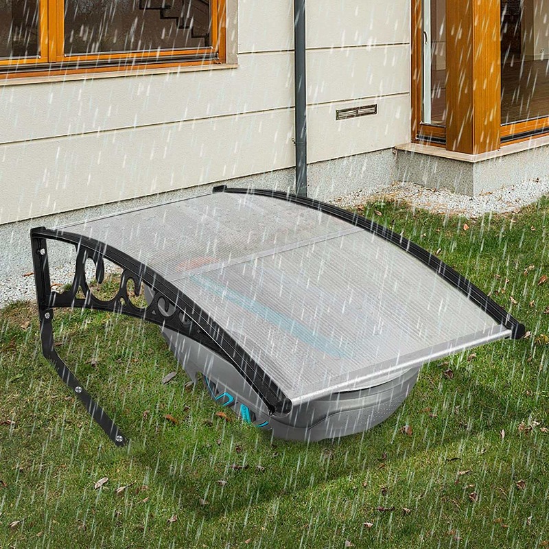 Robotic Mower Garage Shelter Canopy - مأوى خارجي لمحطات شحن جزازات العشب