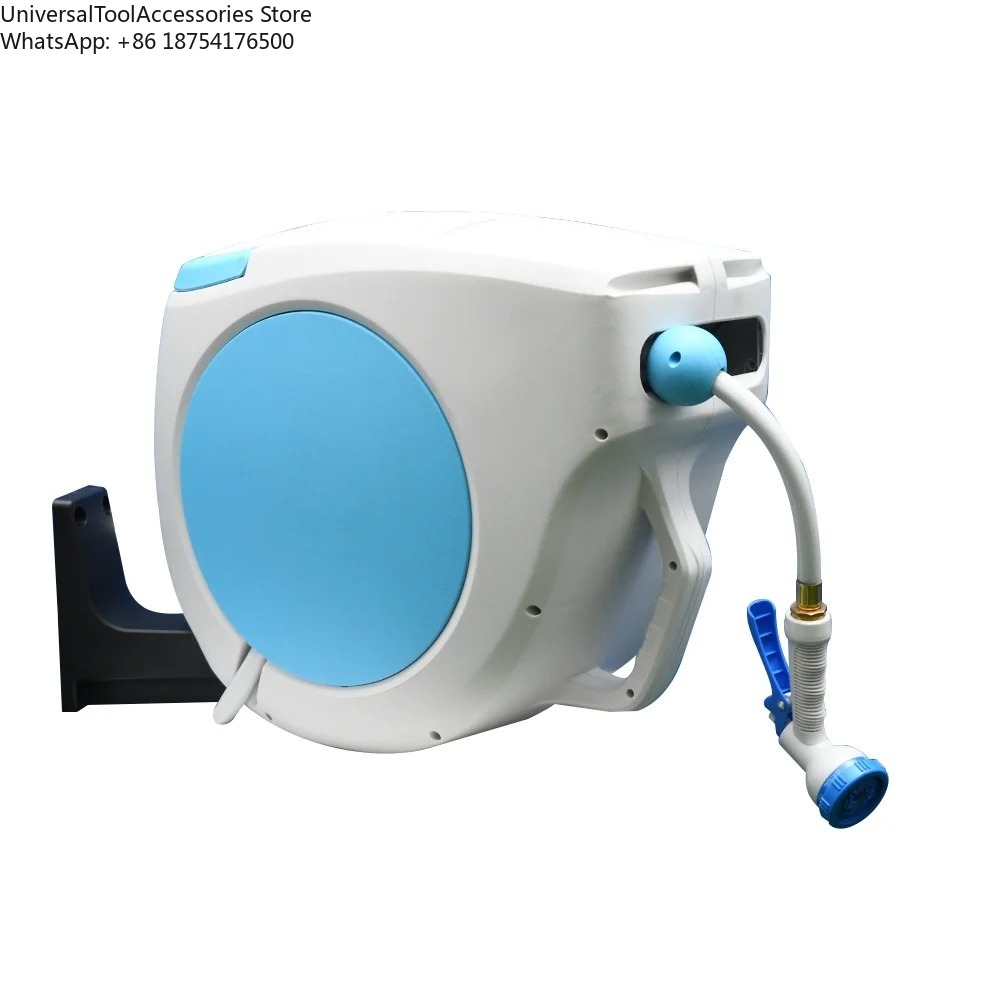 Garden Hose Reel Automatic Retractable 30M - بكرة خرطوم حديقة تثبت على الحائط