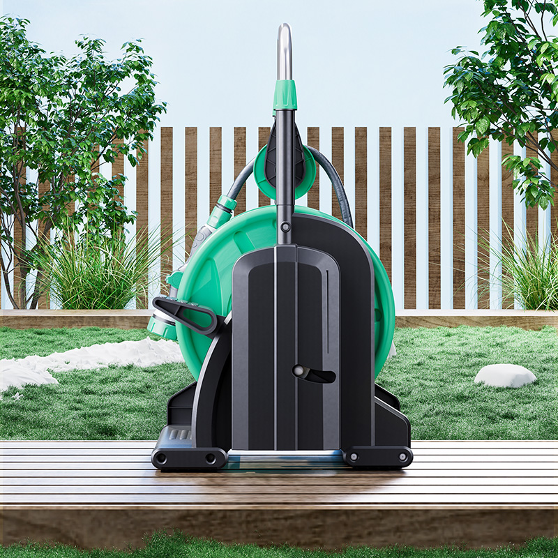 التلقائي ساحات 30 متر خرطوم تخ - مراجعة Garden Hose Reel Automatic Retractable 30M وسعره