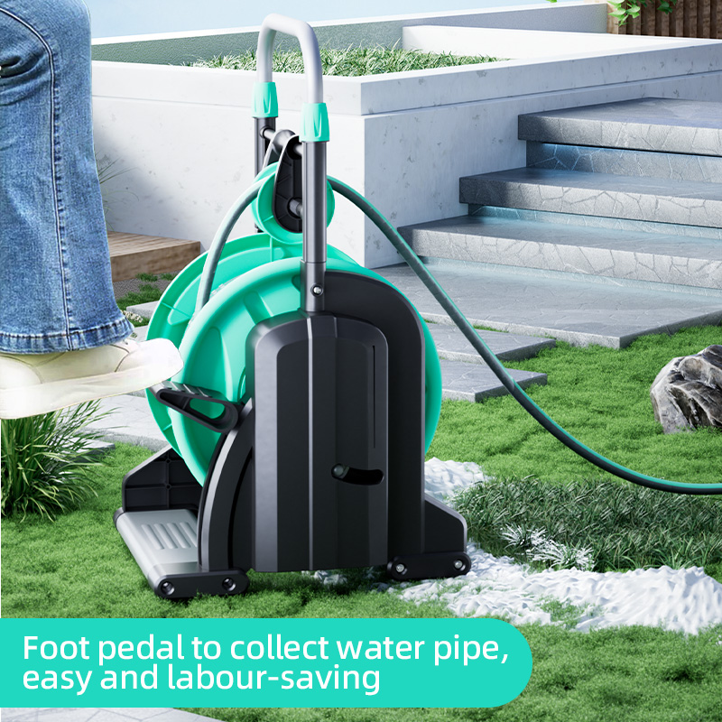التلقائي ساحات 30 متر خرطوم تخ - مراجعة Garden Hose Reel Automatic Retractable 30M وسعره