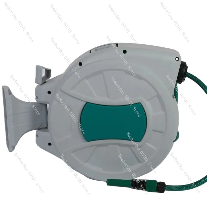 بكرة خرطوم قابلة للسحب شديدة ا - مراجعة Garden Hose Reel Automatic Retractable 30M وسعره
