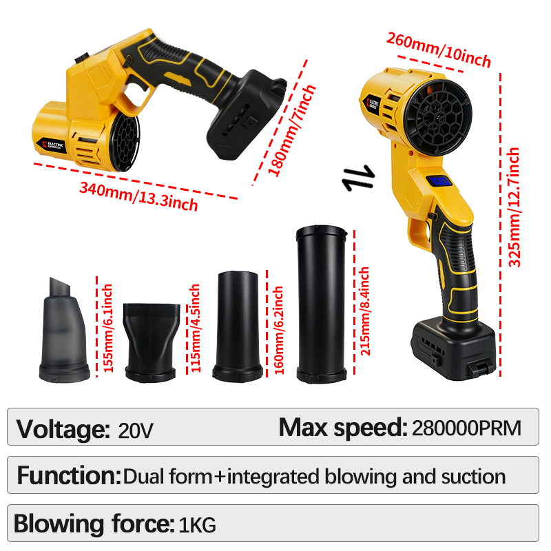 منفاخ أوراق الشجر اللاسلكي بدو - مراجعة Cordless Leaf Blower Brushless 20V وسعره