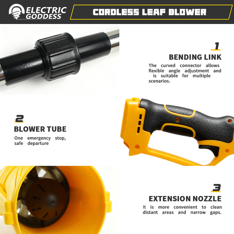 منفاخ هواء كهربائي لاسلكي بدون - مراجعة Cordless Leaf Blower Brushless 20V وسعره