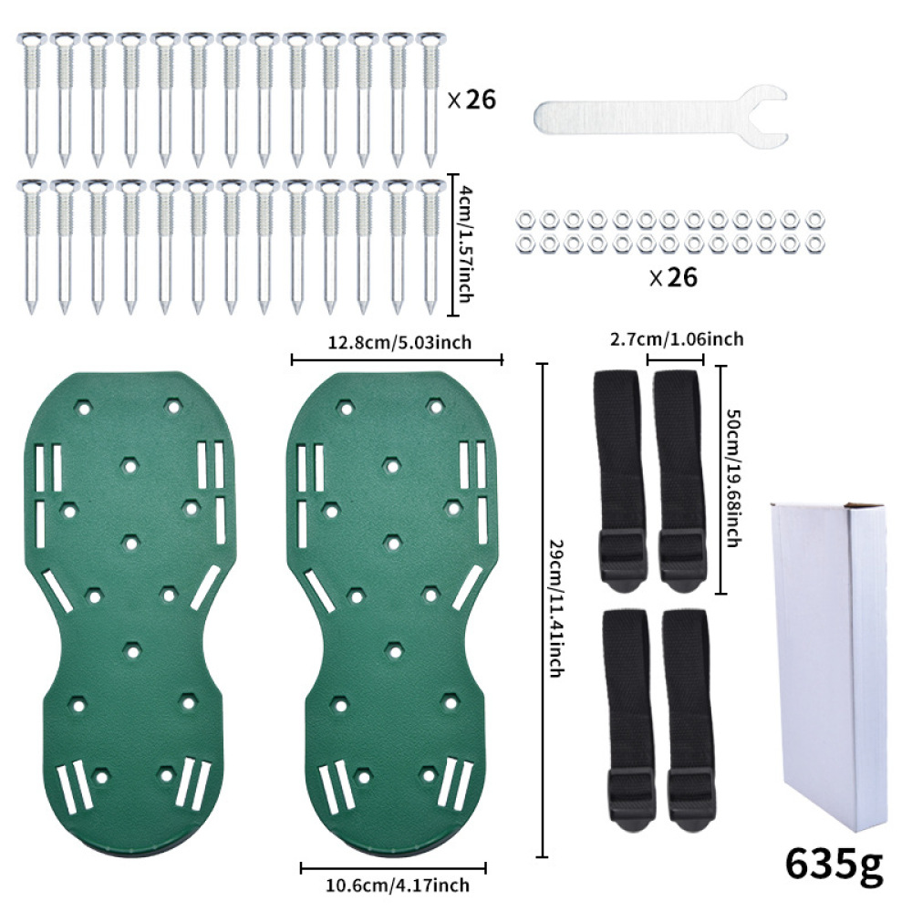صندل قابل للتعديل لتهوية العشب - مراجعة Lawn Aerator Shoes Spikes Heavy Duty وسعره