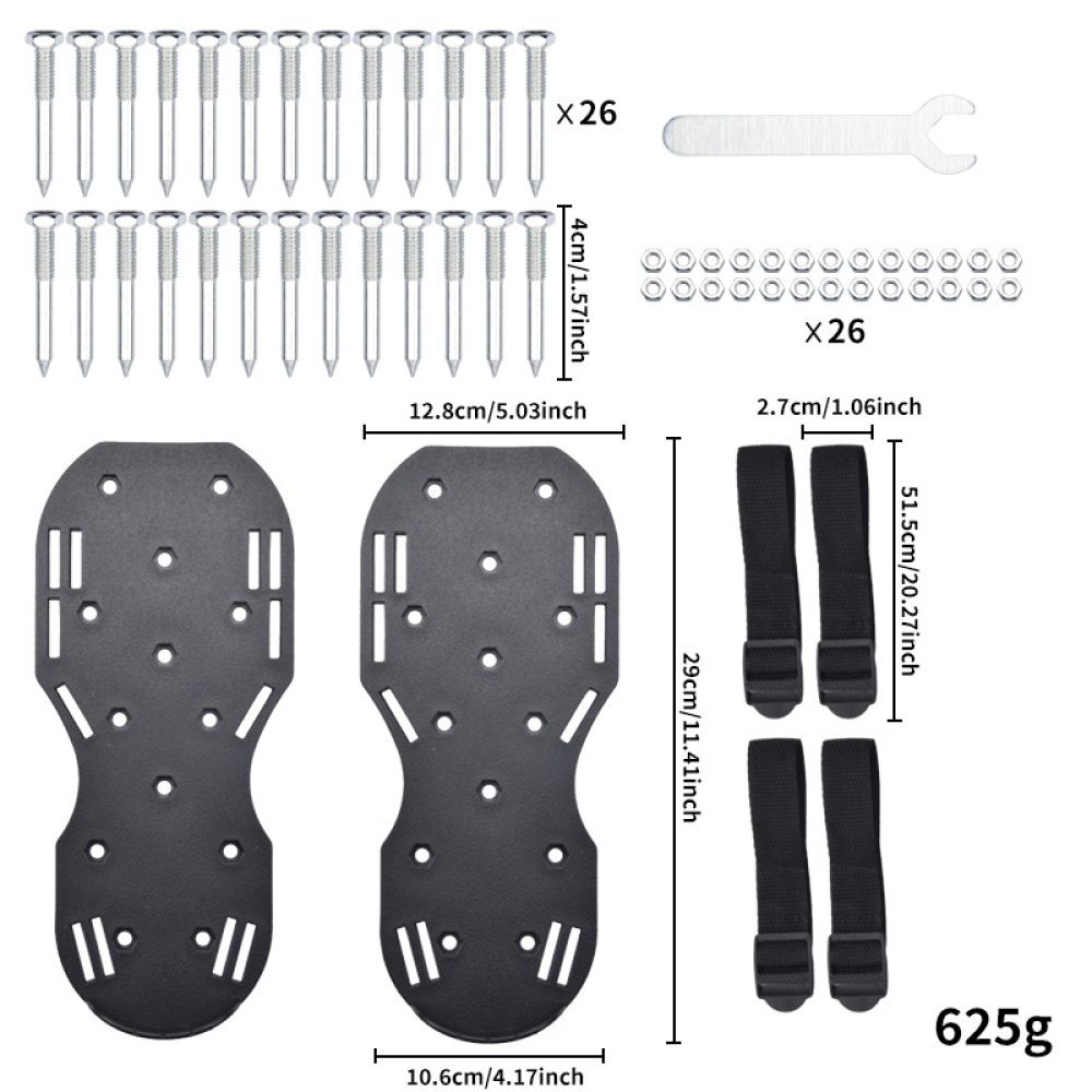 صندل قابل للتعديل لتهوية العشب - مراجعة Lawn Aerator Shoes Spikes Heavy Duty وسعره