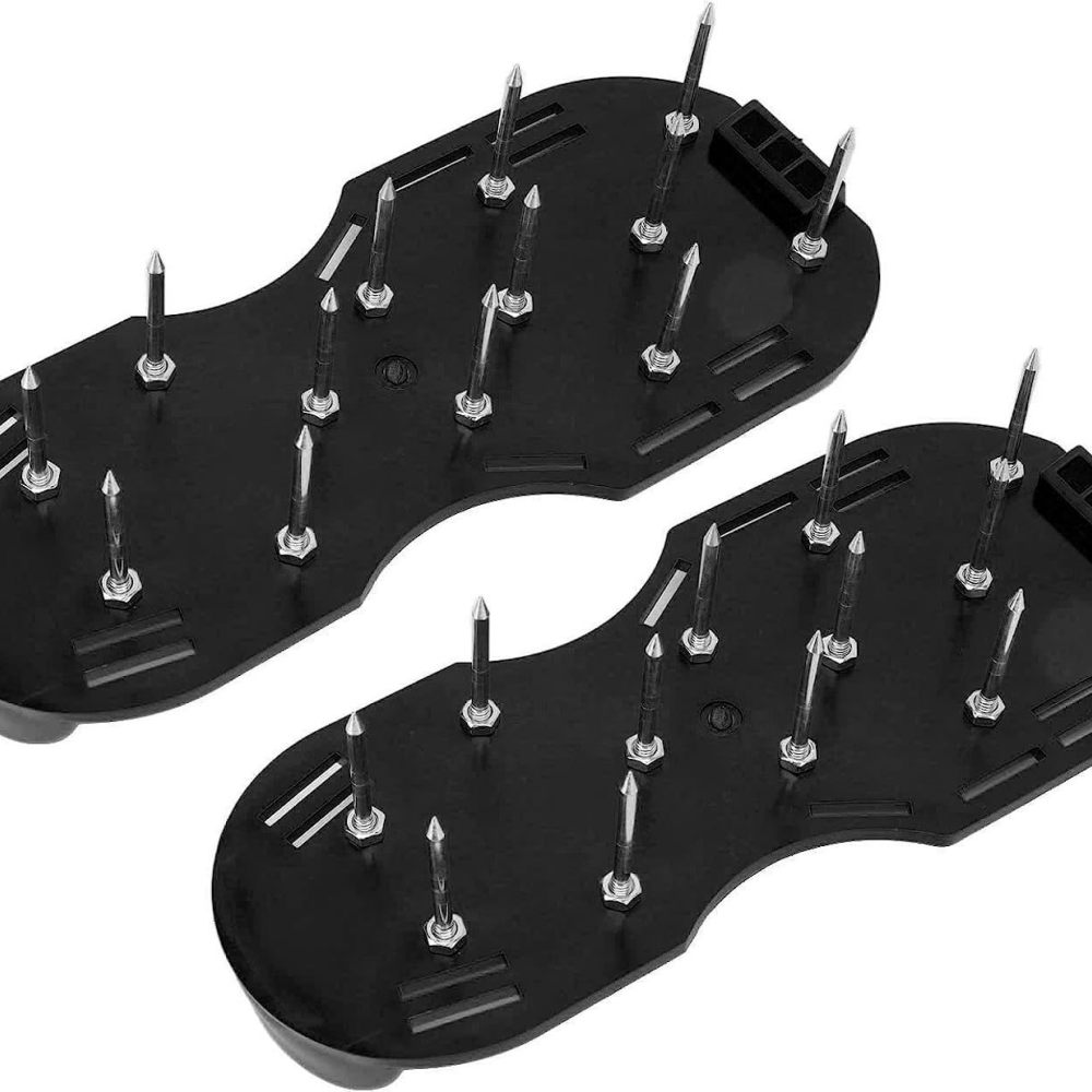 أحذية تهوية العشب ذات المسامير - مراجعة Lawn Aerator Shoes Spikes Heavy Duty وسعره