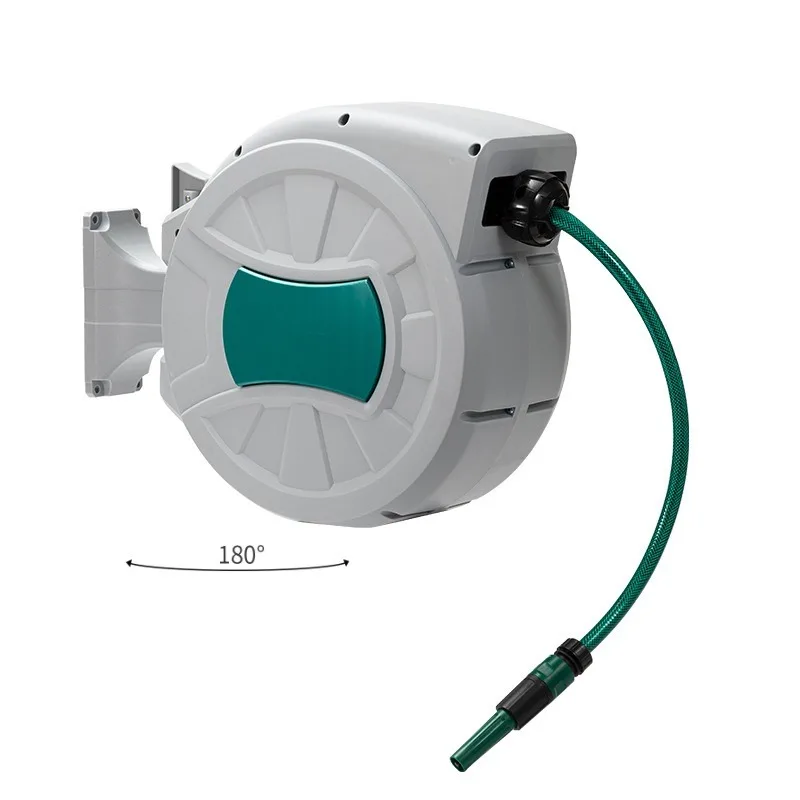 خرطوم مياه قابل للسحب بطول 15م - مراجعة Garden Hose Reel Automatic Retractable 30M وسعره