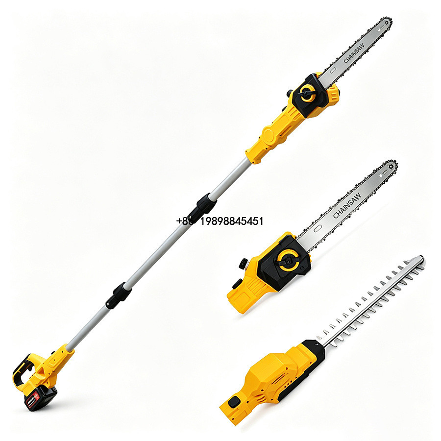 منشار سلكي لاسلكي 2 في 1 لتقلي - مراجعة Cordless Hedge Trimmer Pole 2 In 1 وسعره