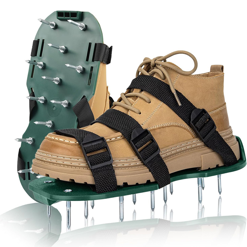 زوج واحد من أحذية تهوية العشب  - مراجعة Lawn Aerator Shoes Spikes Heavy Duty وسعره