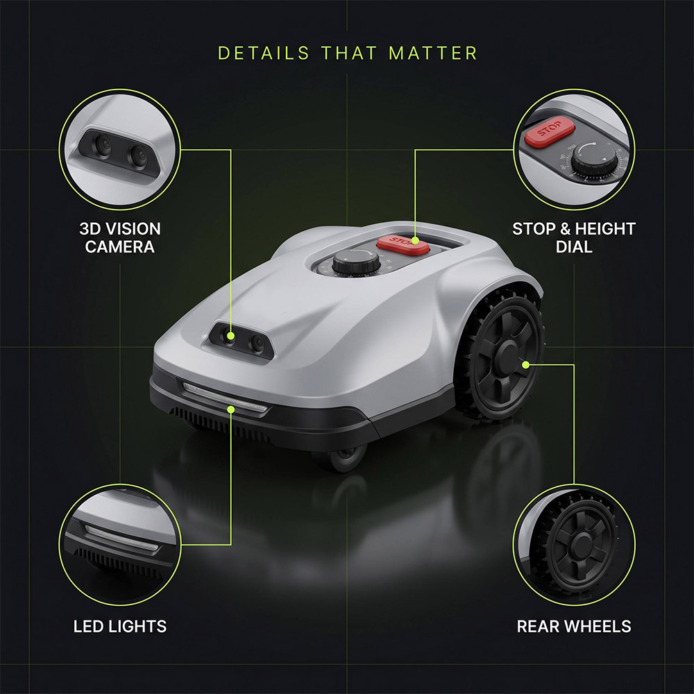 جزازة عشب روبوتية ذكية مخصصة ل - مراجعة Smart Automatic Lawn Mower App وسعره