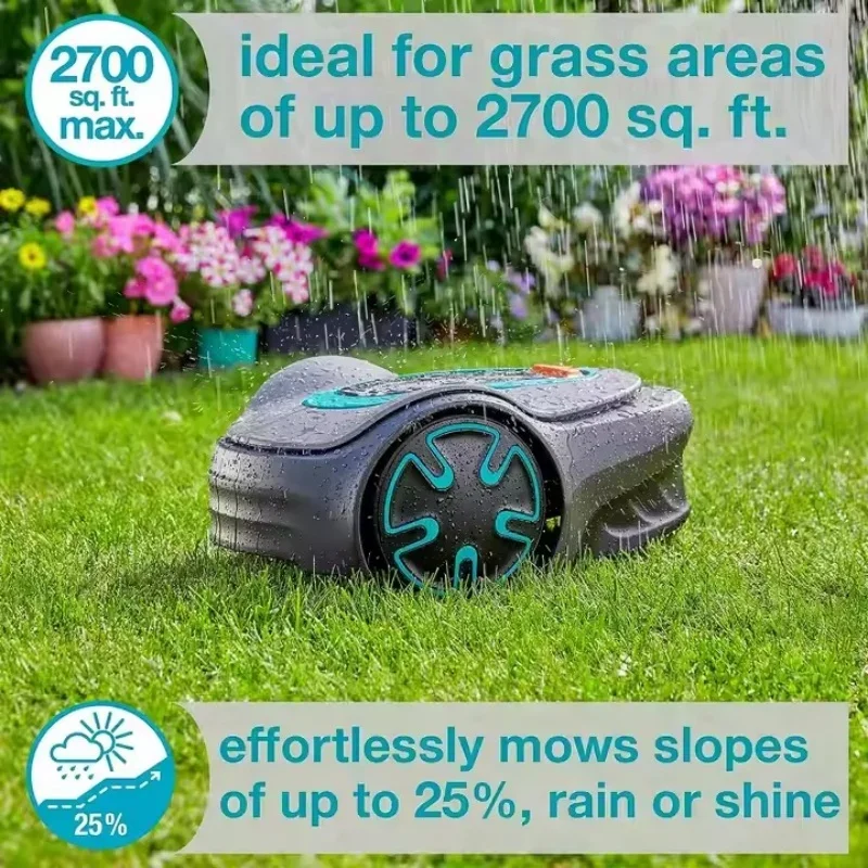 جزازة عشب روبوتية ذكية أوتومات - مراجعة Smart Automatic Lawn Mower App وسعره