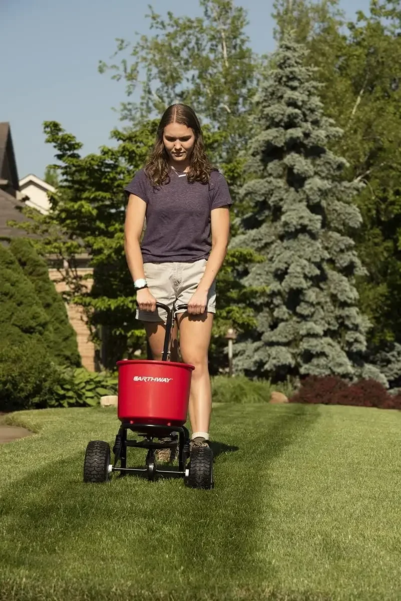 مفرشة أسمدة بث Walk-Behind لـ  - مراجعة Fertilizer Spreader Walk Behind Broadcast وسعره