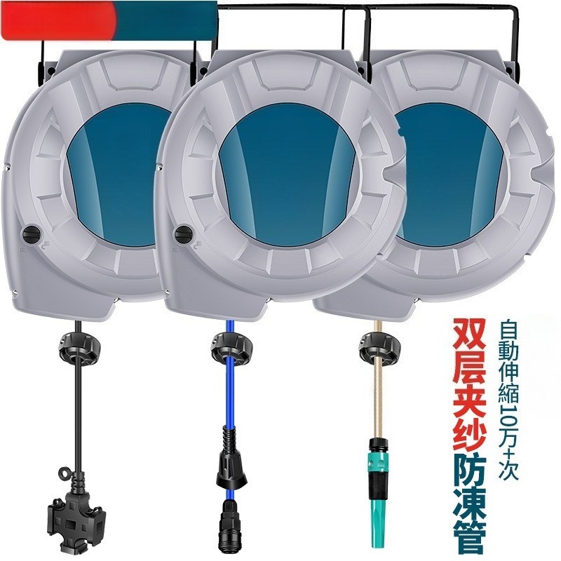 خرطوم حديقة قابل للسحب تلقائيً - مراجعة Garden Hose Reel Automatic Retractable 30M وسعره