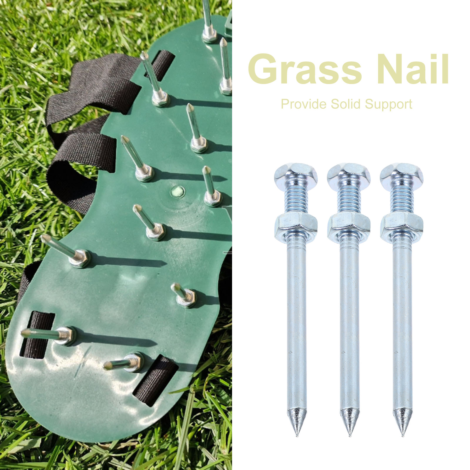 10 قطع أحذية تهوية العشب سهلة  - مراجعة Lawn Aerator Shoes Spikes Heavy Duty وسعره