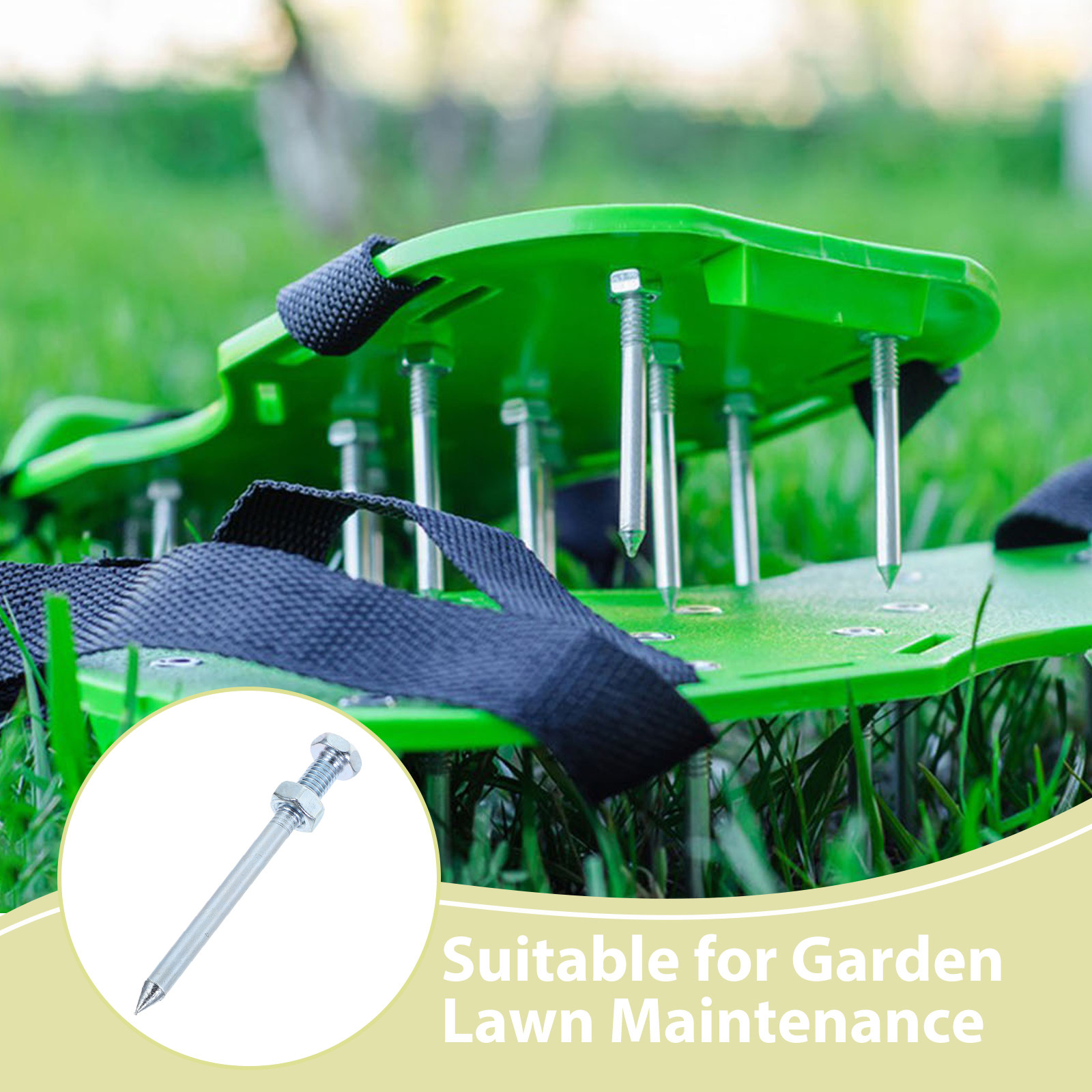 10 قطع أحذية تهوية العشب سهلة  - مراجعة Lawn Aerator Shoes Spikes Heavy Duty وسعره