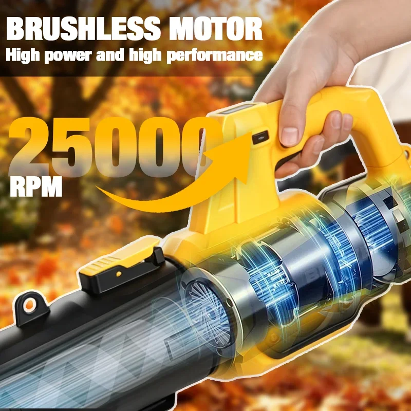 منفاخ هواء كهربائي بدون فرشاة  - مراجعة Cordless Leaf Blower Brushless 20V وسعره