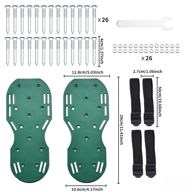 أحذية تهوية العشب المزودة بمسا - مراجعة Lawn Aerator Shoes Spikes Heavy Duty وسعره