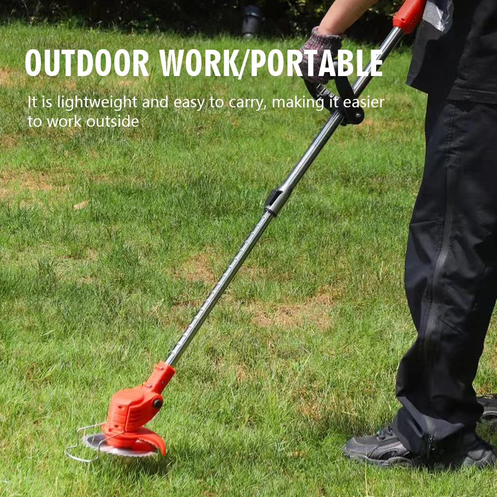 جزازة عشب كهربائية لاسلكية محم - مراجعة Brushless Cordless Grass Trimmer 21V وسعره
