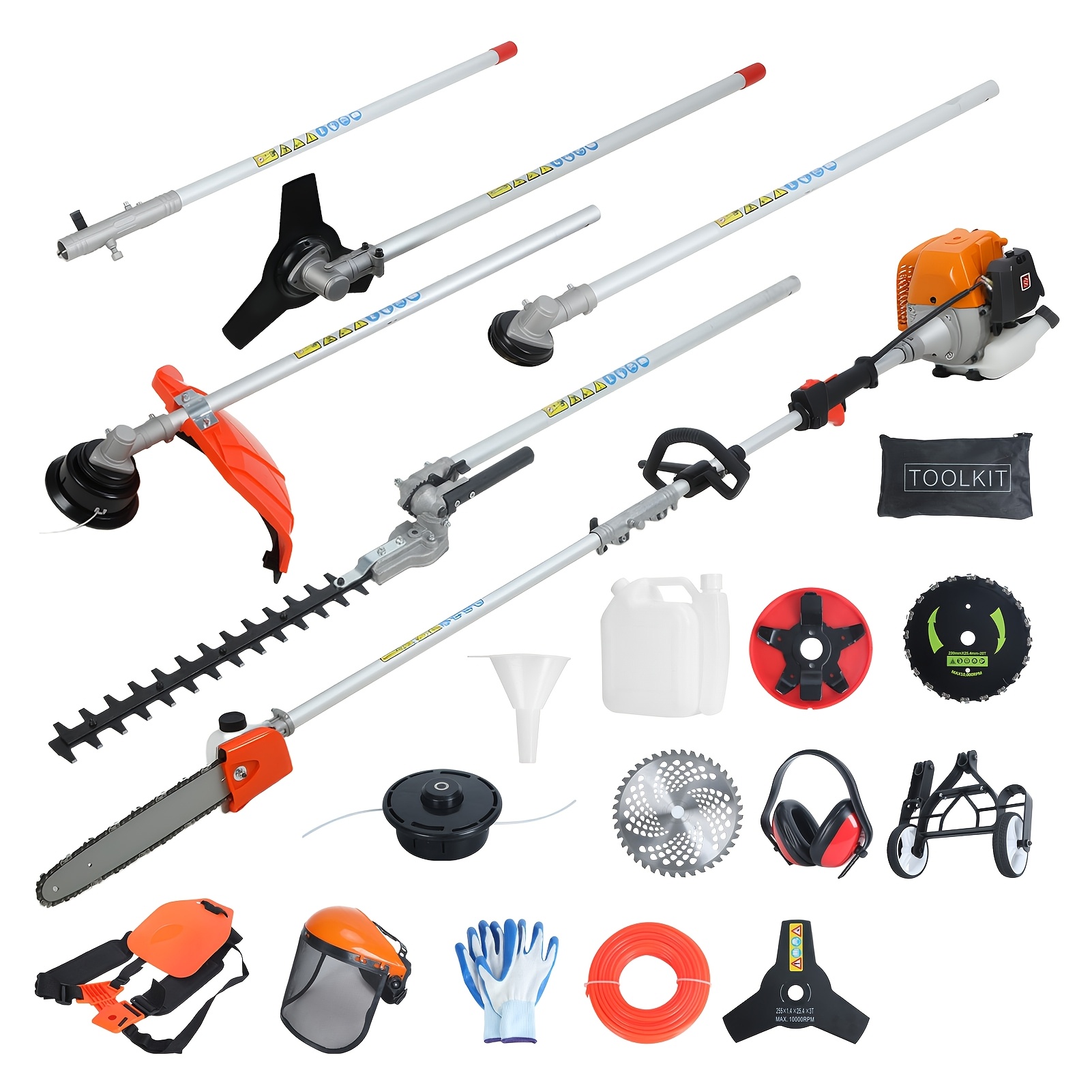 ماكينة قص الأعشاب متعددة الوظا - مراجعة Cordless Hedge Trimmer Pole 2 In 1 وسعره