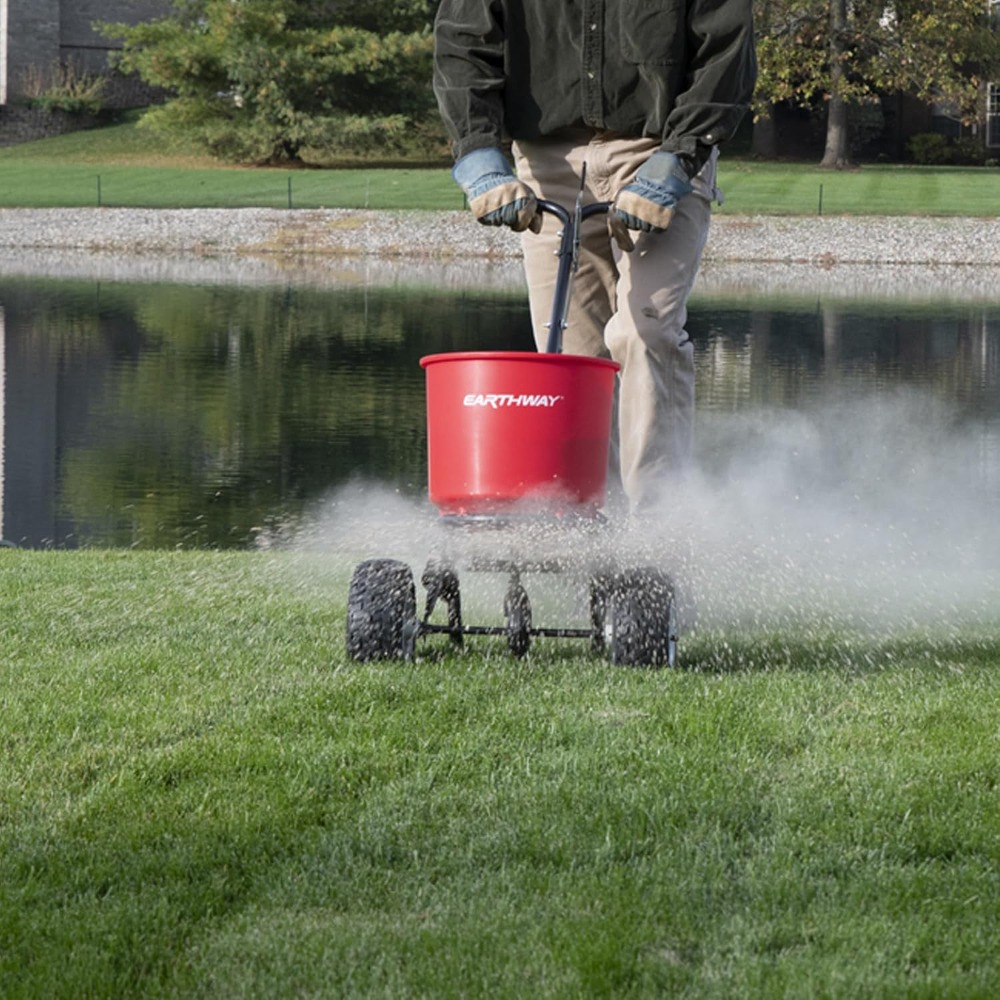 2150 موزع سماد تجاري بوزن 50 ر - مراجعة Fertilizer Spreader Walk Behind Broadcast وسعره