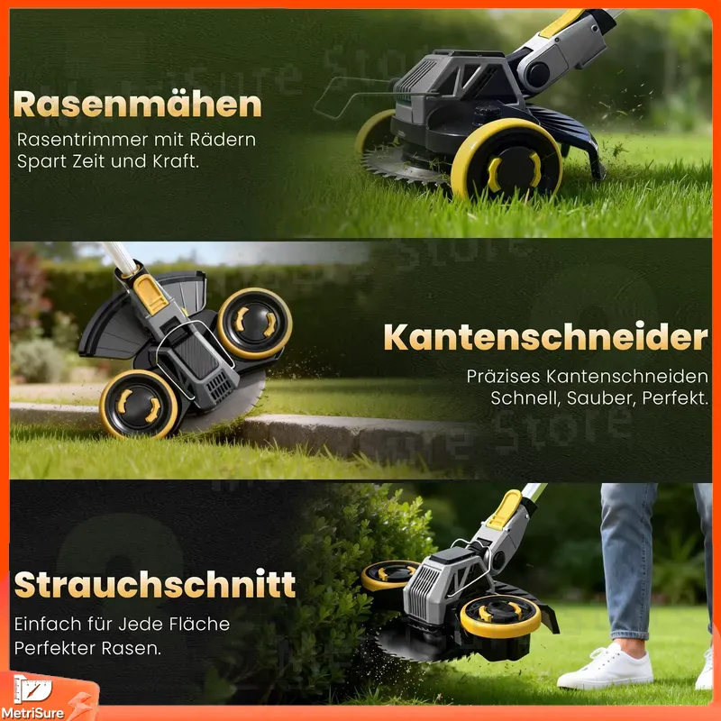 ماكينة تشذيب العشب اللاسلكية ب - مراجعة Brushless Cordless Grass Trimmer 21V وسعره