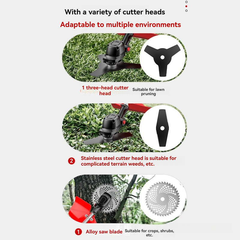 قضيب تليسكوبي العشب الانتهازي  - مراجعة Brushless Cordless Grass Trimmer 21V وسعره