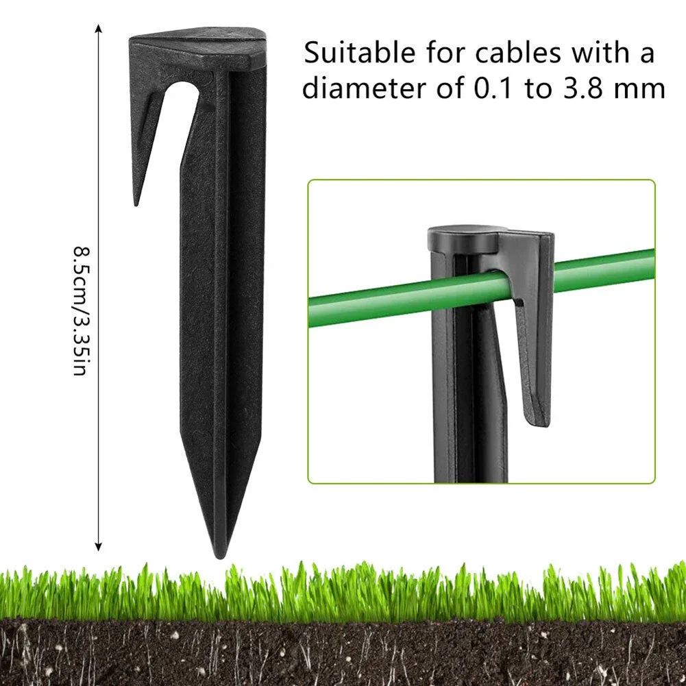 50 قطعة من أوتاد تحديد حدود ال - مراجعة Boundary Wire Cable Peg Nails Lawn وسعره