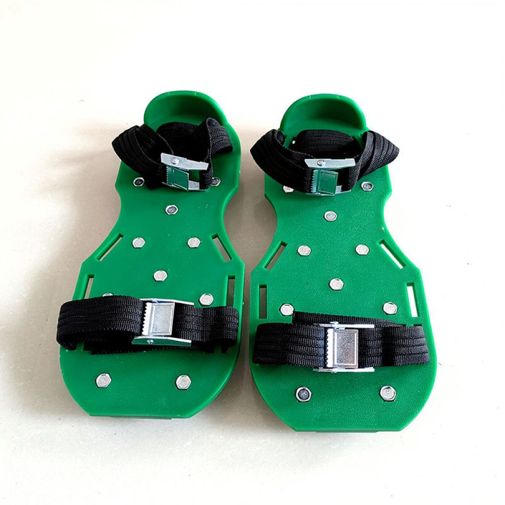 أحذية تهوية العشب للحدائق، صنا - مراجعة Lawn Aerator Shoes Spikes Heavy Duty وسعره