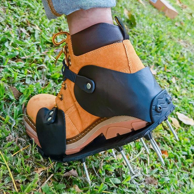 أحذية مهوية العشب أحذية شديدة  - مراجعة Lawn Aerator Shoes Spikes Heavy Duty وسعره