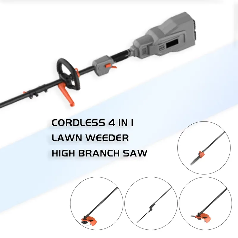 أداة متعددة الاستخدامات 4 في 1 - مراجعة Cordless Hedge Trimmer Pole 2 In 1 وسعره