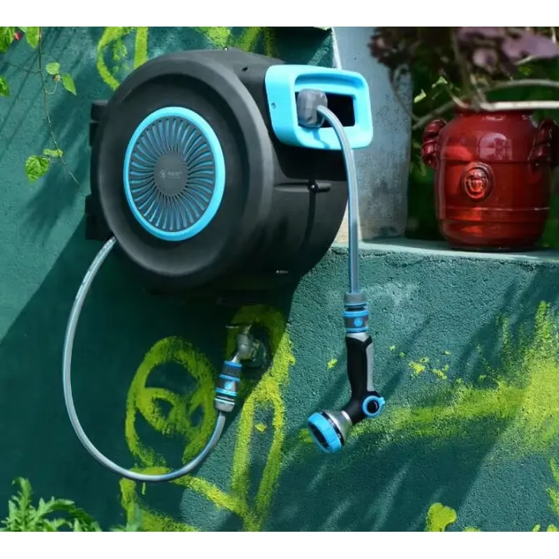 بكرة خرطوم قابلة للسحب أوتومات - مراجعة Garden Hose Reel Automatic Retractable 30M وسعره