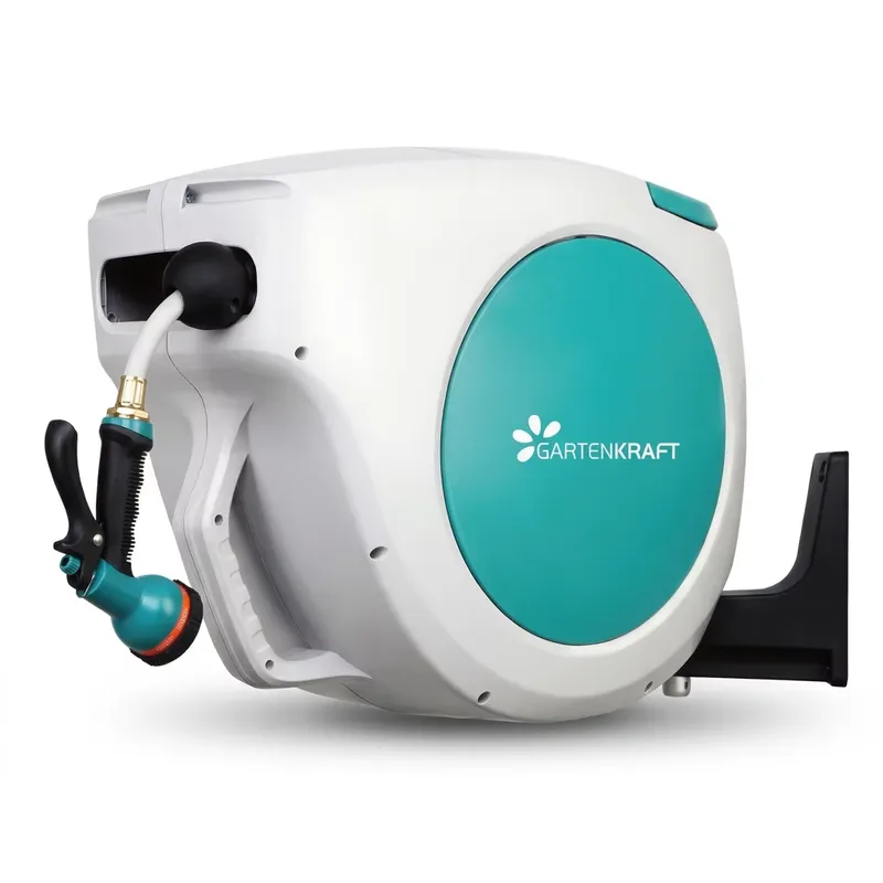 خرطوم ري حديقة قابل للسحب تلقا - مراجعة Garden Hose Reel Automatic Retractable 30M وسعره
