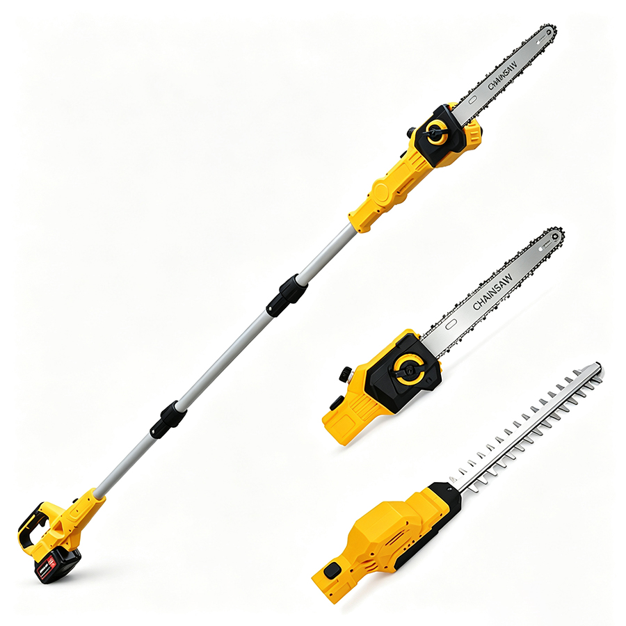 منشار سلكي لاسلكي 2 في 1 مخصص  - مراجعة Cordless Hedge Trimmer Pole 2 In 1 وسعره