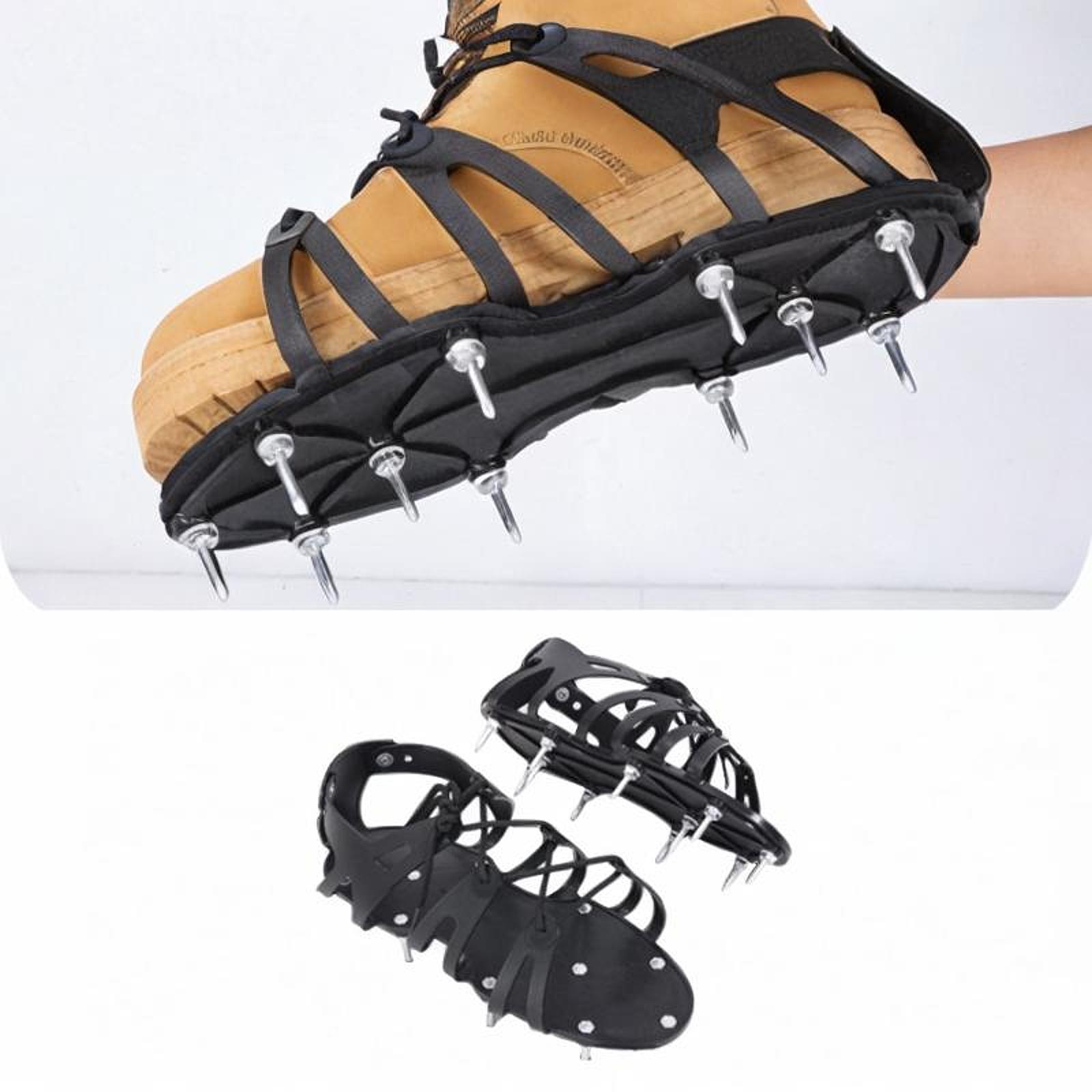 قطعتان من أحذية تهوية العشب ذا - مراجعة Lawn Aerator Shoes Spikes Heavy Duty وسعره