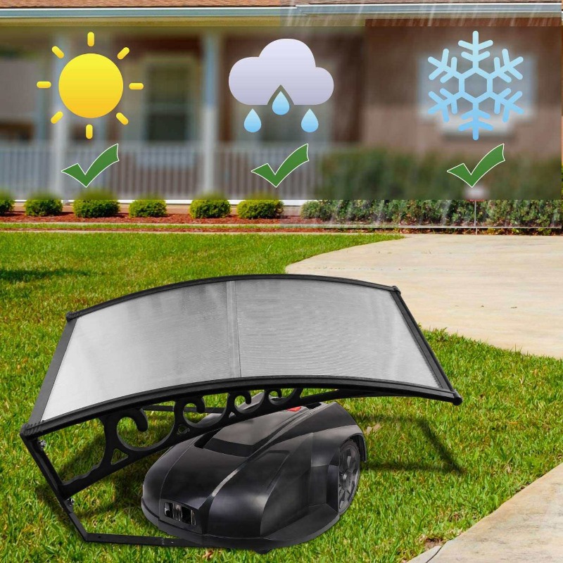 مأوى خارجي لمحطات شحن جزازات ا - مراجعة Robotic Mower Garage Shelter Canopy وسعره