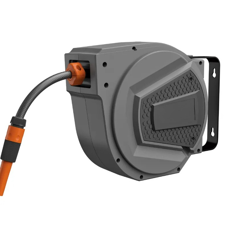 بكرة خرطوم مياه أوتوماتيكية قا - مراجعة Garden Hose Reel Automatic Retractable 30M وسعره