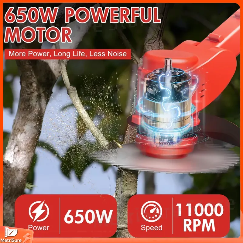 ماكينة تشذيب العشب اللاسلكية 2 - مراجعة Brushless Cordless Grass Trimmer 21V وسعره